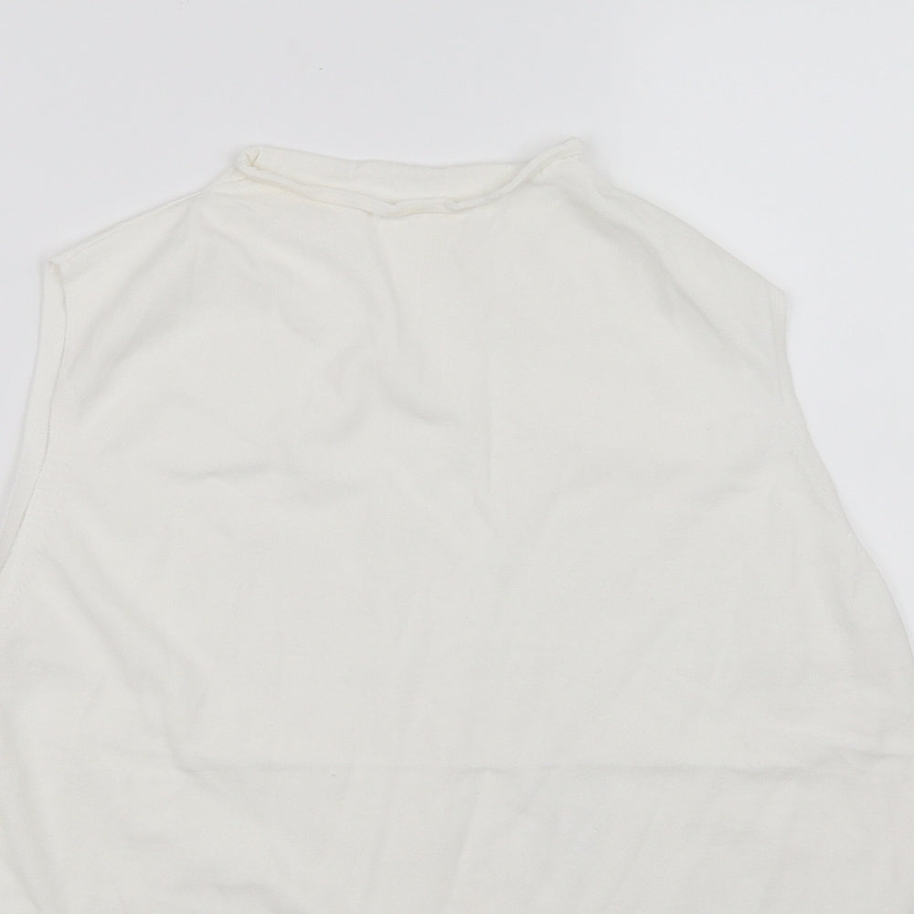 Womens UK Size M pre worn White Basic Blouse