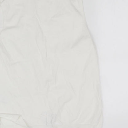 Womens UK Size M pre worn White Basic Blouse