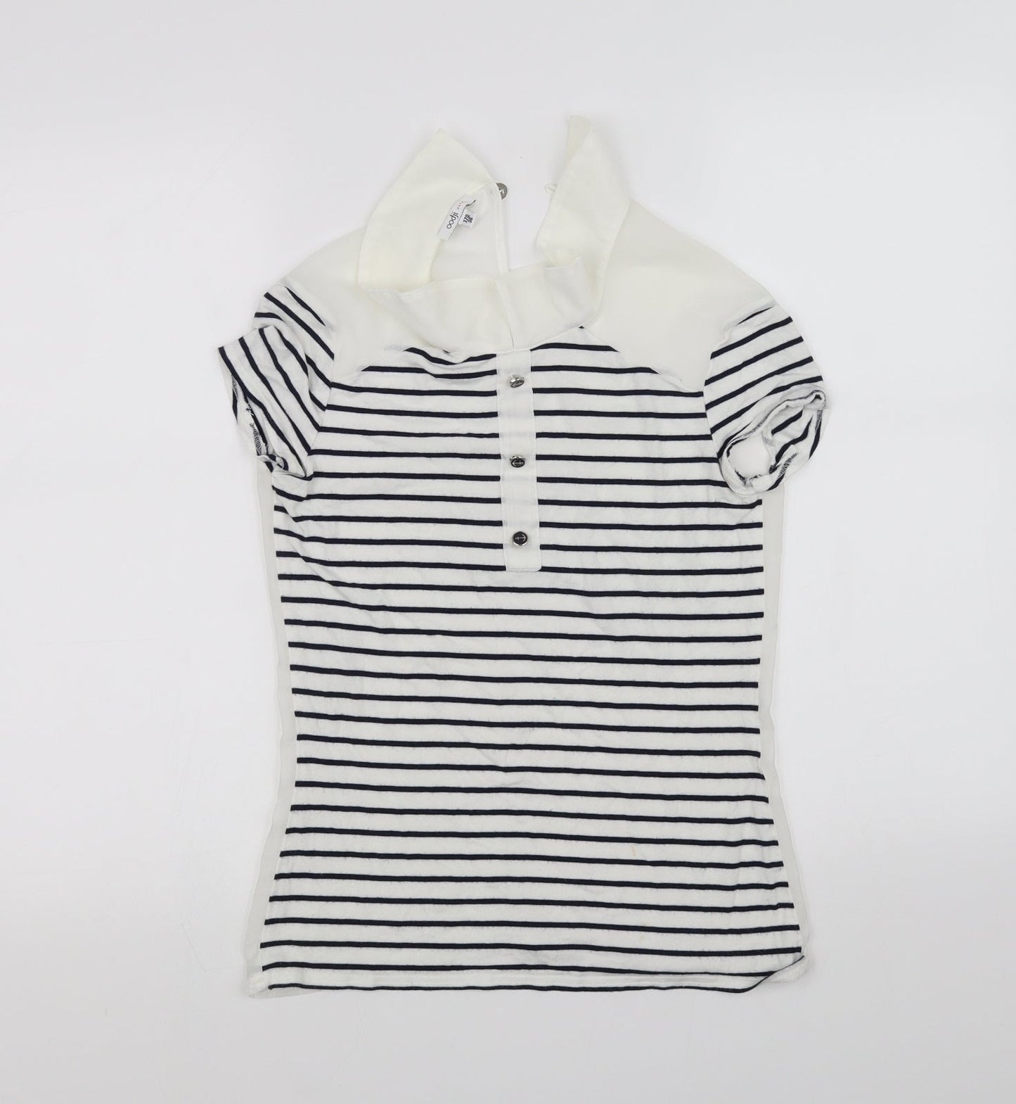 pre worn Girls White   Basic Blouse Size M