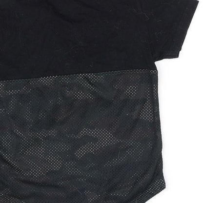 brk lyn Boys Black   Basic T-Shirt Size 6-7 Years