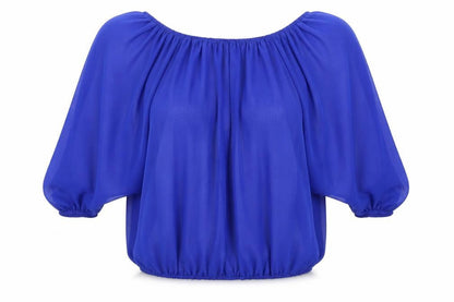 Womens UK Size 8 ASOS Blue Basic Blouse