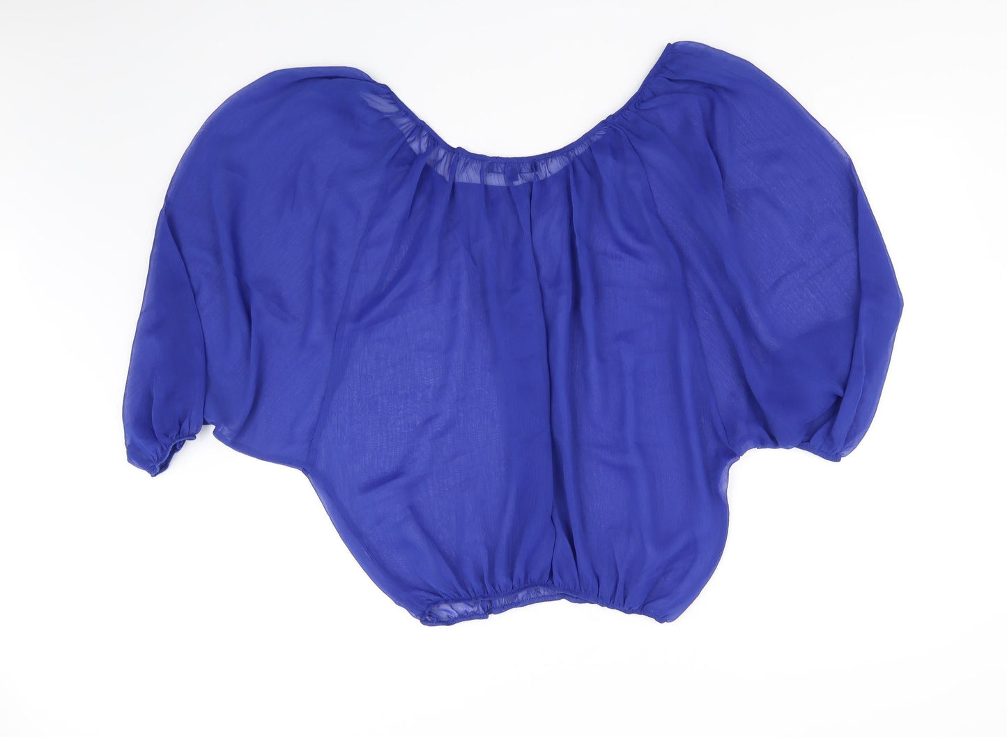 Womens UK Size 8 ASOS Blue Basic Blouse