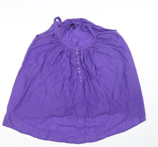 top shop Womens Purple   Fit & Flare  Size 8