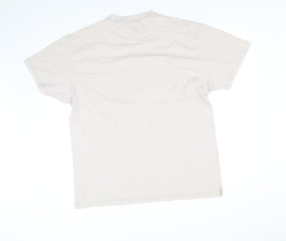 Womens UK Size XL Rocha John Rocha Beige Basic T-Shirt