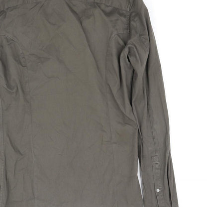 ASOS Mens Grey    Button-Up Size S