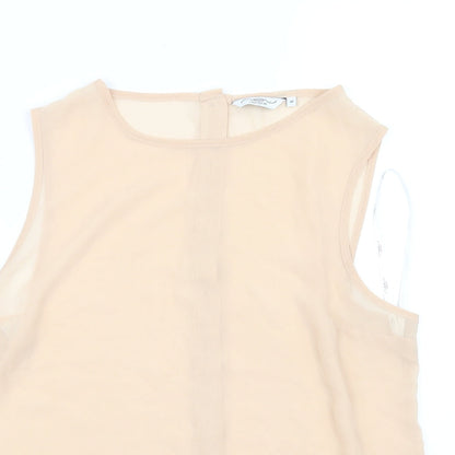 neew look Womens Beige   Basic T-Shirt Size 14