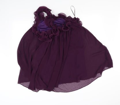 Miso Womens Purple   Fit & Flare  Size 12