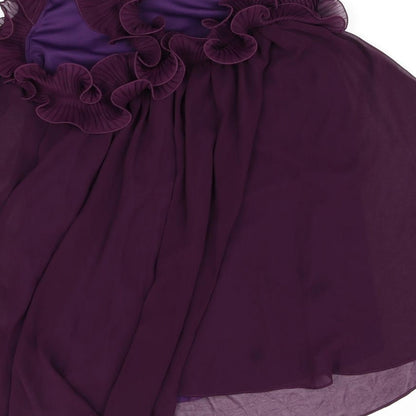 Miso Womens Purple   Fit & Flare  Size 12