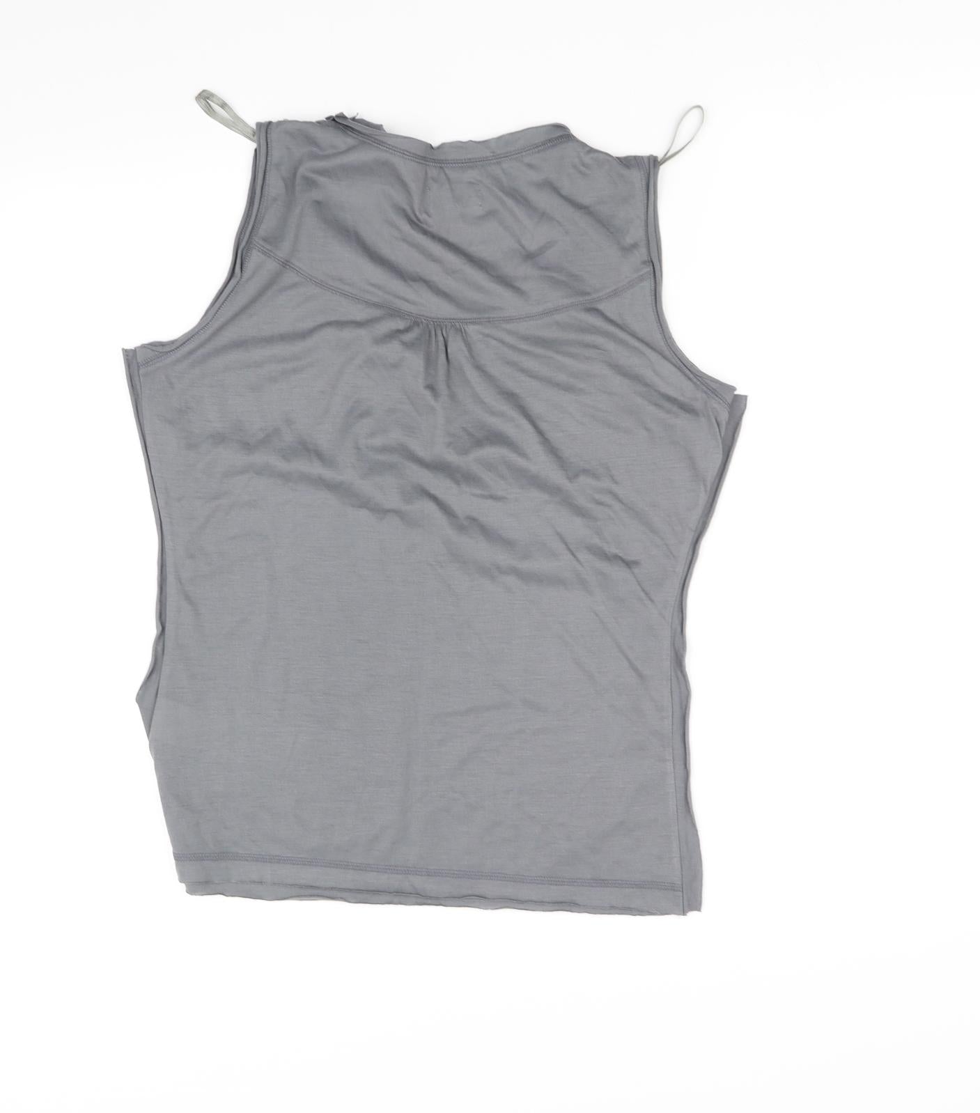 lime Womens Grey   Basic Blouse Size 14