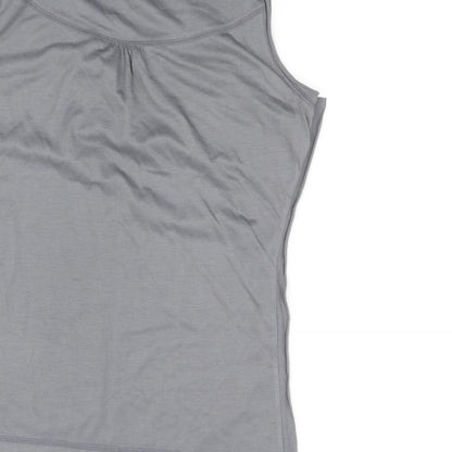 lime Womens Grey   Basic Blouse Size 14