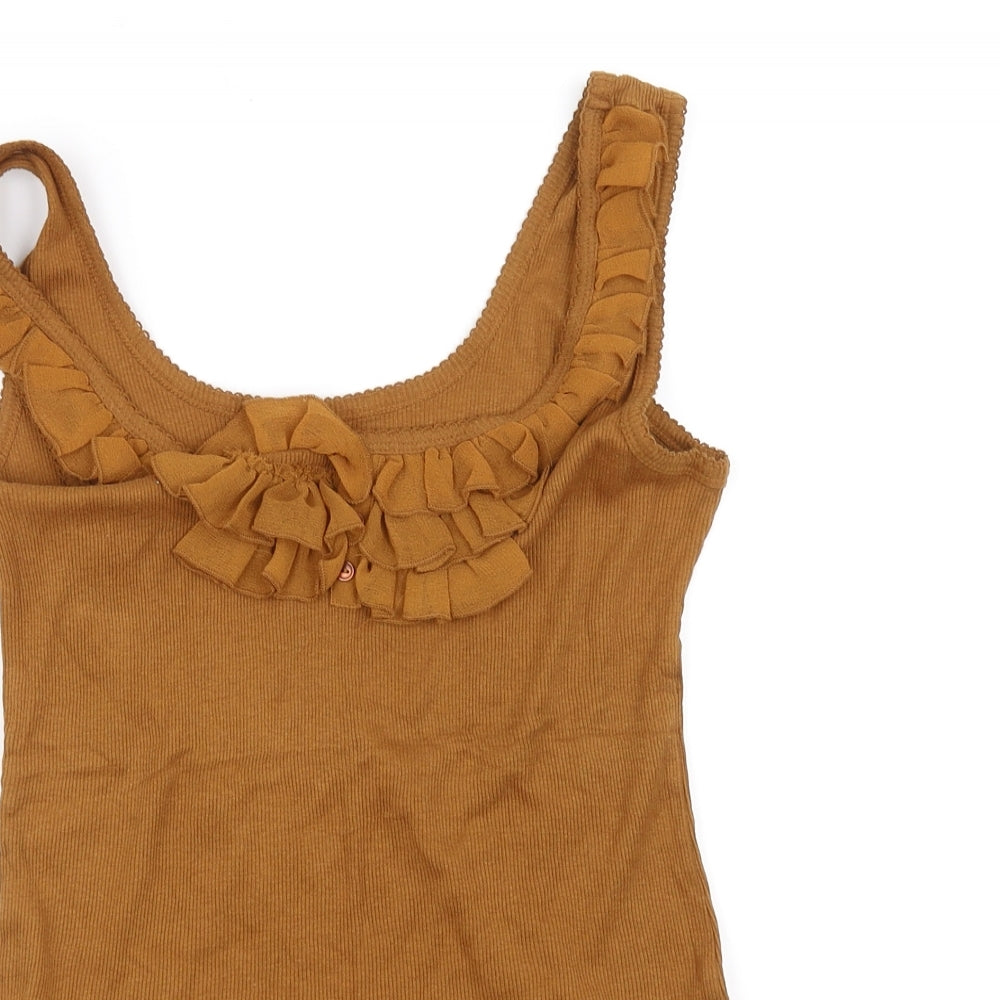 Womens UK Size 14 Atmosphere Orange Basic Blouse