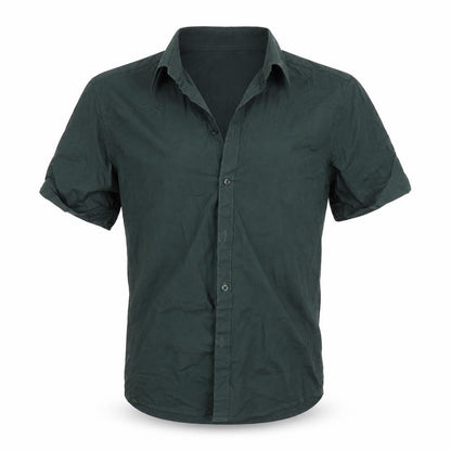 Mens UK Size S ASOS Green  Button-Up Short Sleeve Casual Shirt