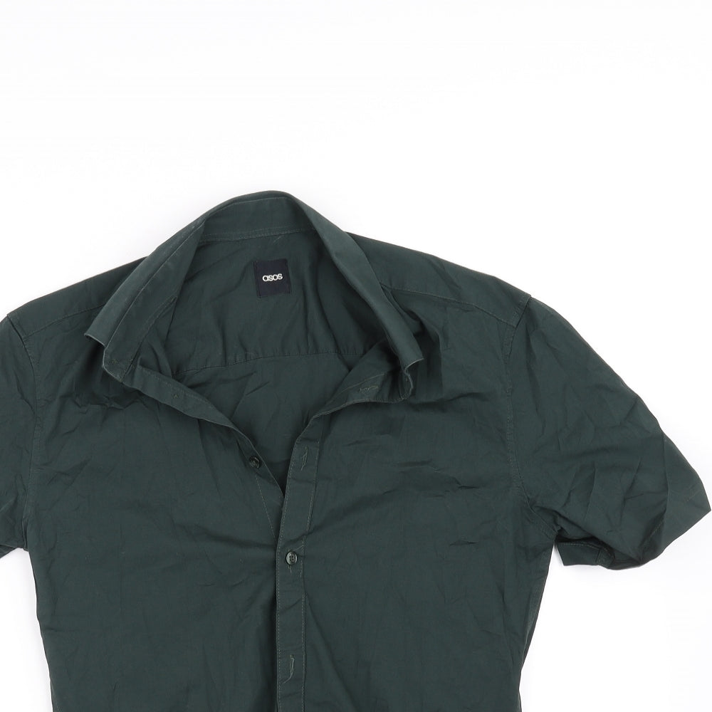 ASOS Mens Green    Button-Up Size S
