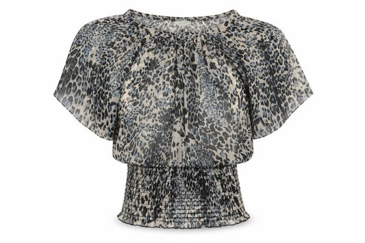 Womens UK Size 8 pre worn Grey Basic Blouse