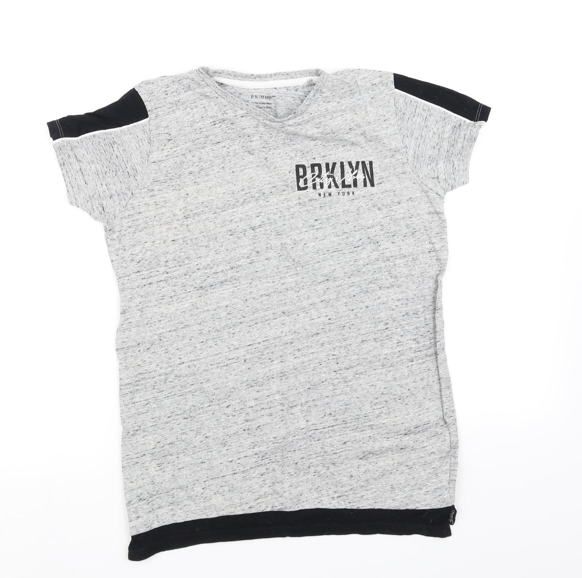 Primark Girls Grey   Basic T-Shirt Size 9 Years