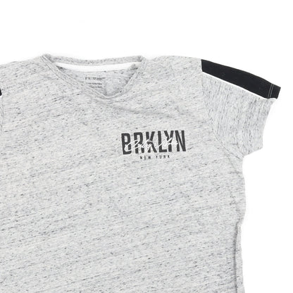 Primark Girls Grey   Basic T-Shirt Size 9 Years