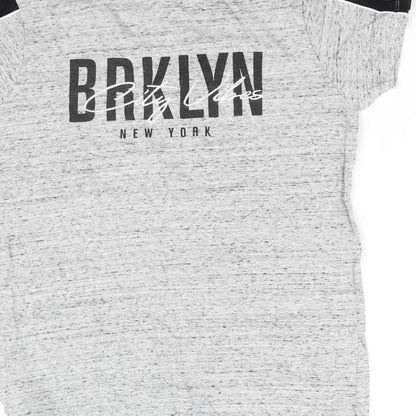 Primark Girls Grey   Basic T-Shirt Size 9 Years