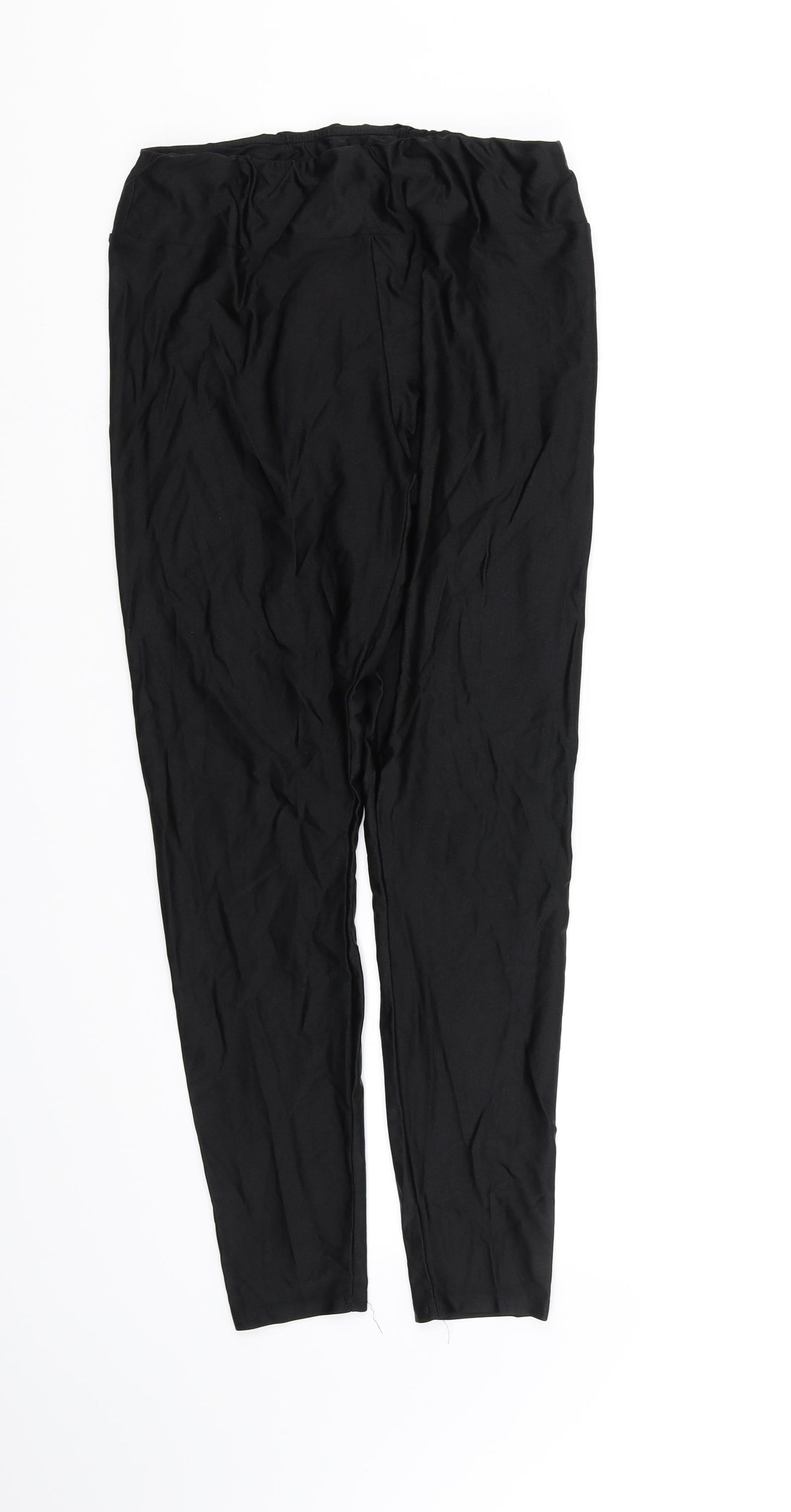 Womens UK Size M pre worn Regular Fit  Black Trousers