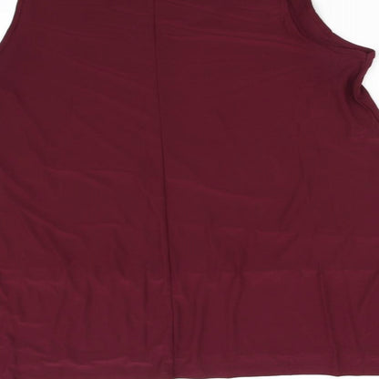 style  Womens Red   Basic Blouse Size L