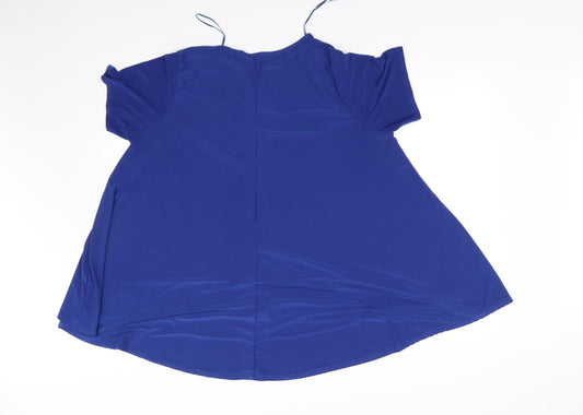 Womens UK Size M styled by Blue Basic T-Shirt
