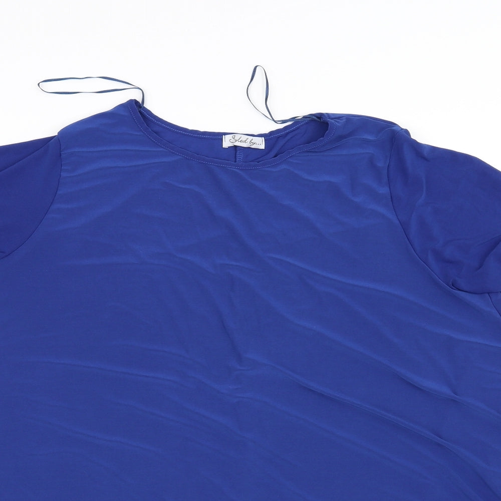 Womens UK Size M styled by Blue Basic T-Shirt