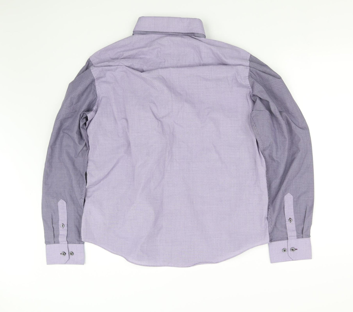 Womens UK Size L pre worn Purple Basic Button-Up