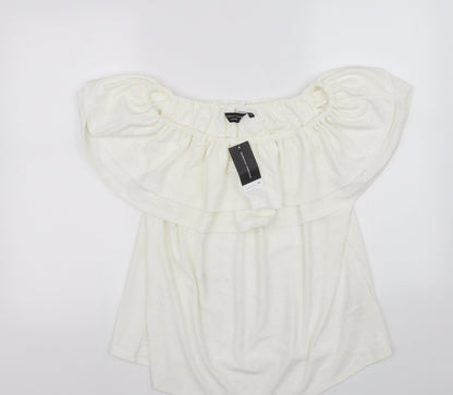 dorothy perkins  Womens White   Fit & Flare  Size 12