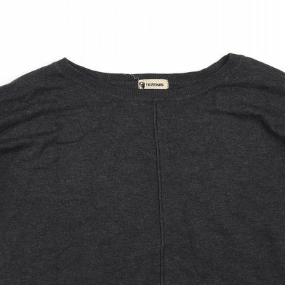 tezense Womens Grey   Pullover Jumper Size L