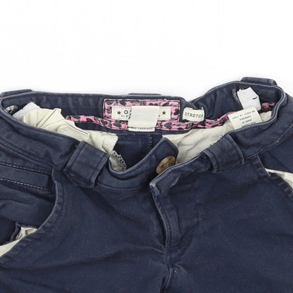 pre worn Girls Blue   Cut-Off Shorts Size 7 Years