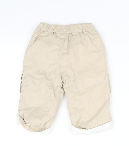 mamas & papas  Beige   Track Pants Trousers Size 3-6 Months
