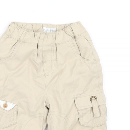mamas & papas  Beige   Track Pants Trousers Size 3-6 Months