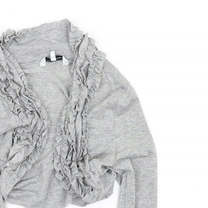 New Look Womens Grey   Cardigan Jumper Size 10