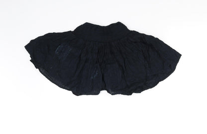 Priamrk Girls Black   Flare Skirt Size XS