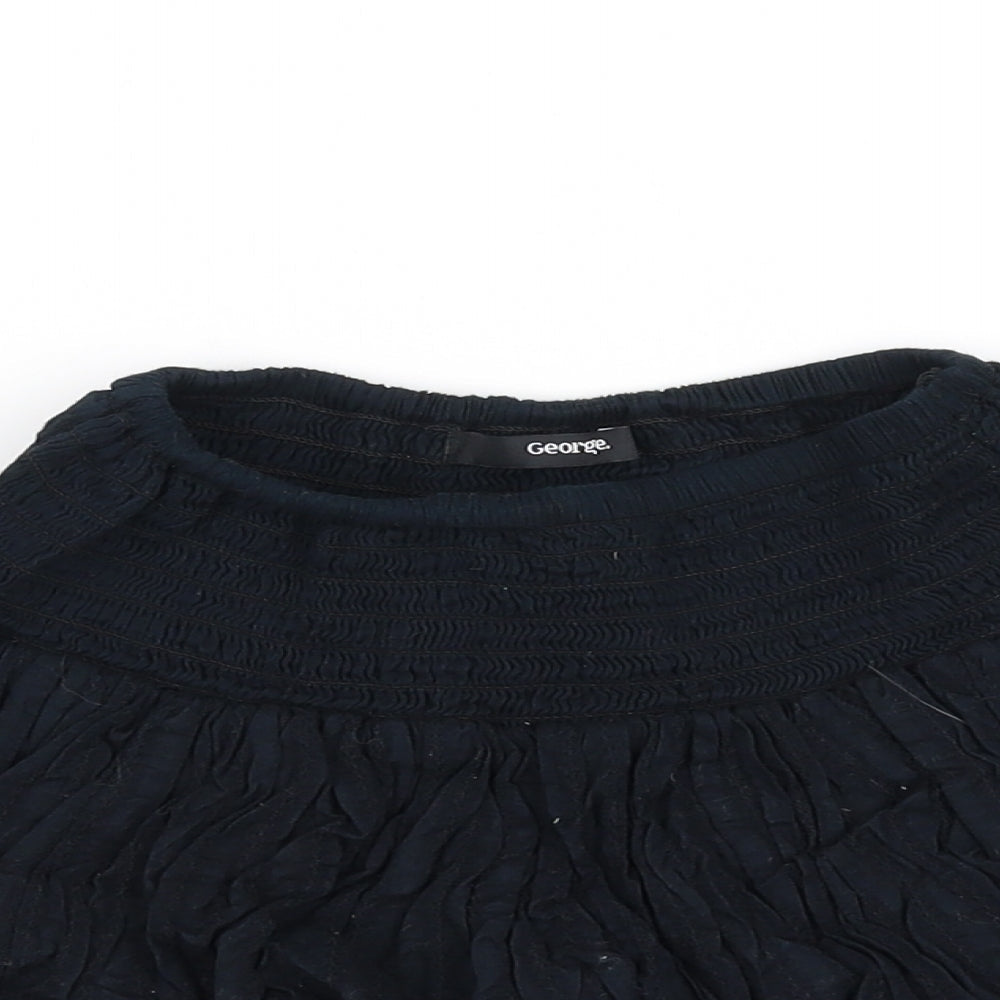 Priamrk Girls Black   Flare Skirt Size XS
