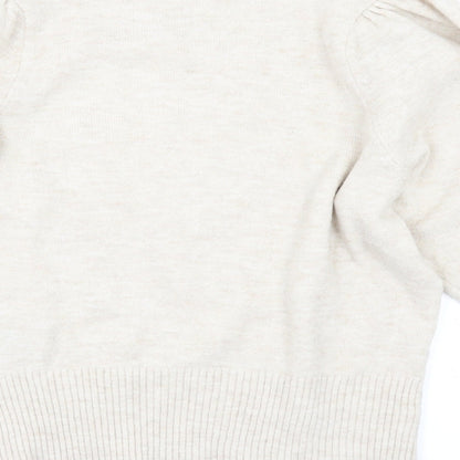 H&M Womens Beige   Pullover Jumper Size M