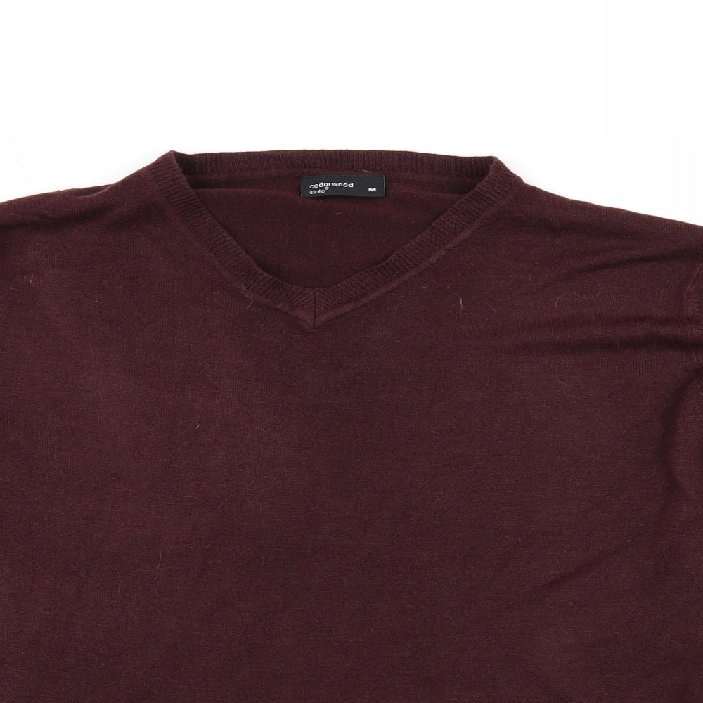 Cedar Wood State Mens Red   Pullover Jumper Size M
