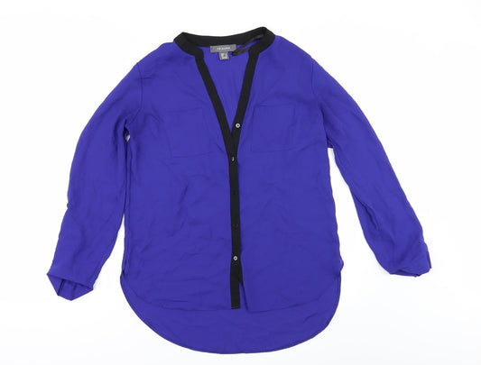 Primark Womens Purple   Basic Button-Up Size 8