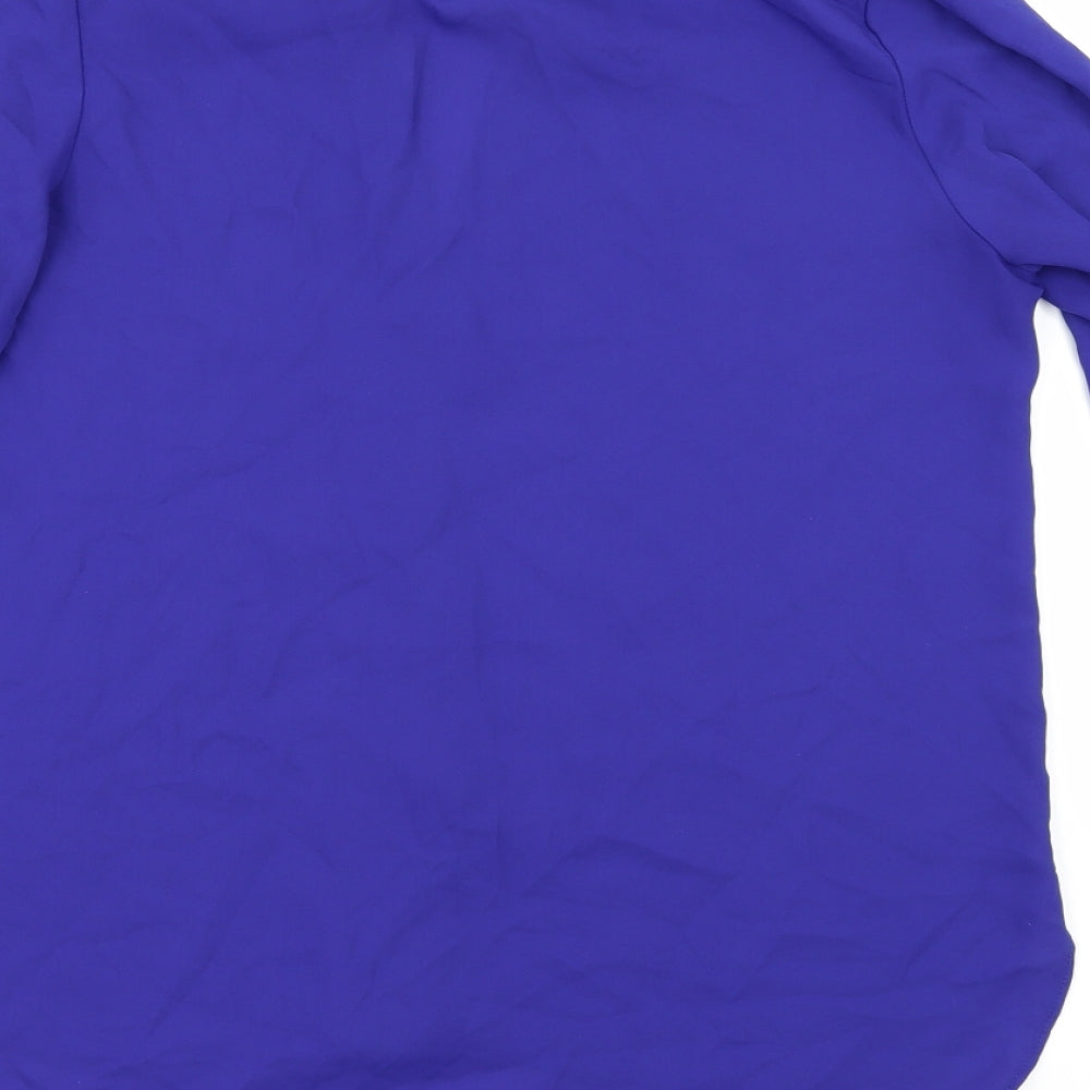 Primark Womens Purple   Basic Button-Up Size 8
