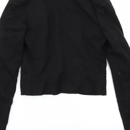 Womens UK Size 4 H&M Black Jacket
