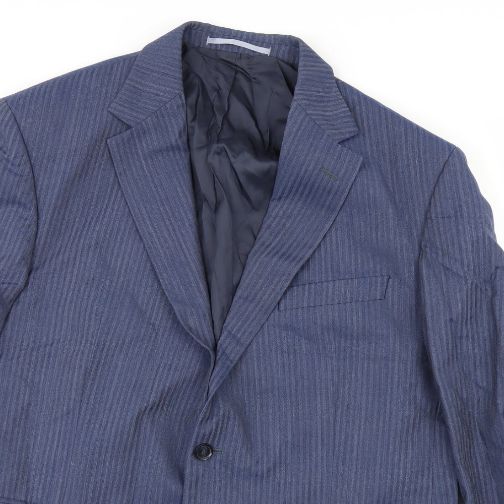 Mens UK Size 42 REDA Regular Blue Suit Jacket
