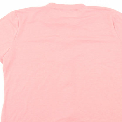 Womens UK Size  Preworn Pink Basic T-Shirt