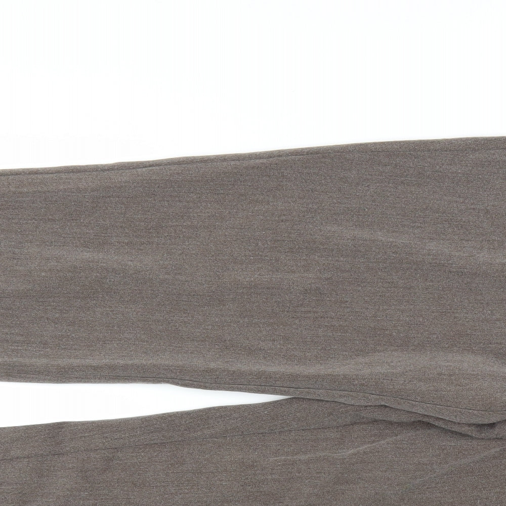 Signiture Womens Brown   Trousers  Size 18 L26 in