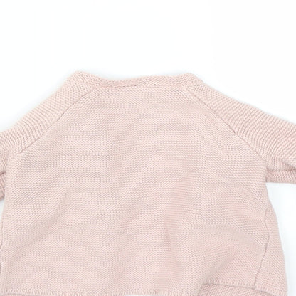 George Girls Pink   Cardigan Jumper Size 0-3 Months