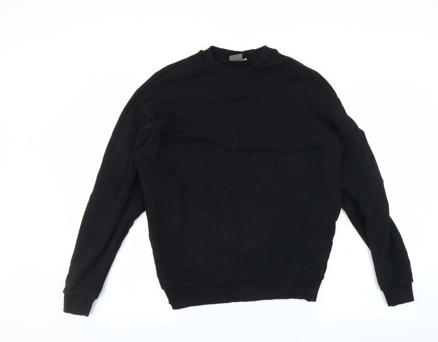 Mens UK Size XS ASOS Black Pullover Sweatshirt