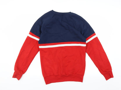 Mens UK Size XS Divided by H&M Red Pullover Sweatshirt
