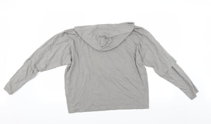 Mens UK Size XS ASOS Grey Pullover Hoodie
