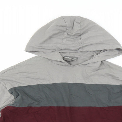 Mens UK Size XS ASOS Grey Pullover Hoodie
