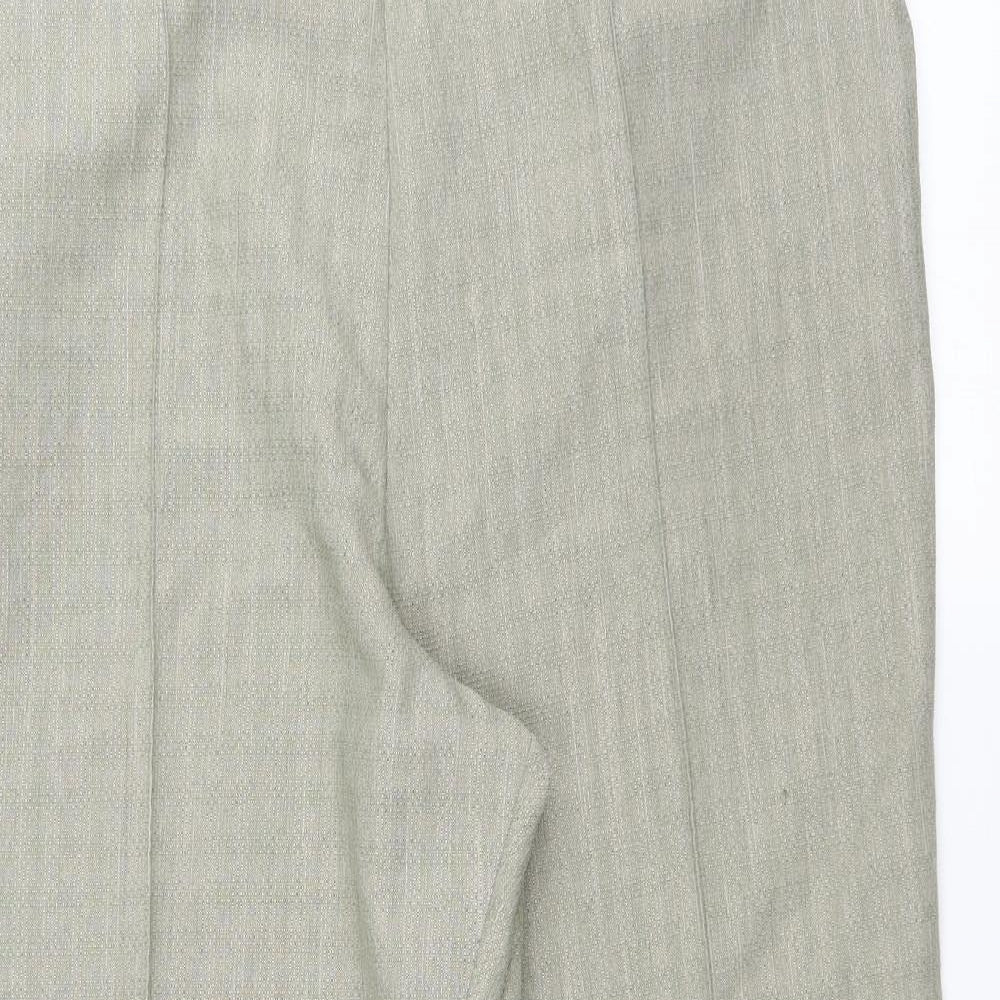 Womens UK Size 18 Marks and Spencer Regular Fit  Green Trousers
