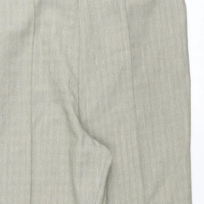 Womens UK Size 18 Marks and Spencer Regular Fit  Green Trousers