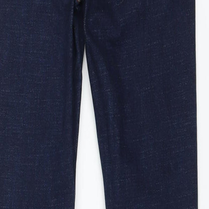 Womens UK Size 4 Stradivarius Extra-Slim Fit Skinny Blue Jeans